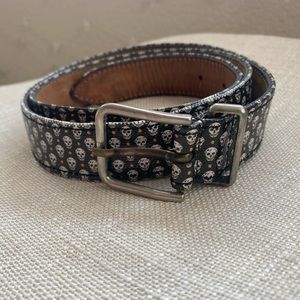 Alexander McQueen mens belt size 34